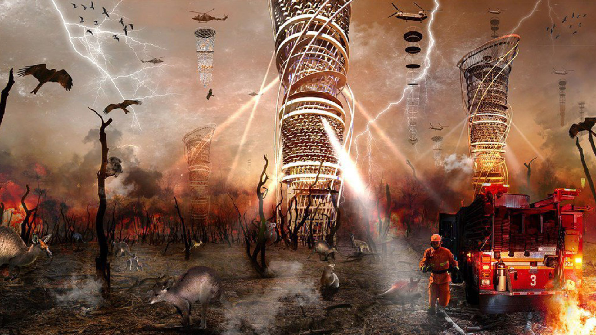 垂直防火生態塔 Fireproof Ecological Vertical Tower｜賴翰宇